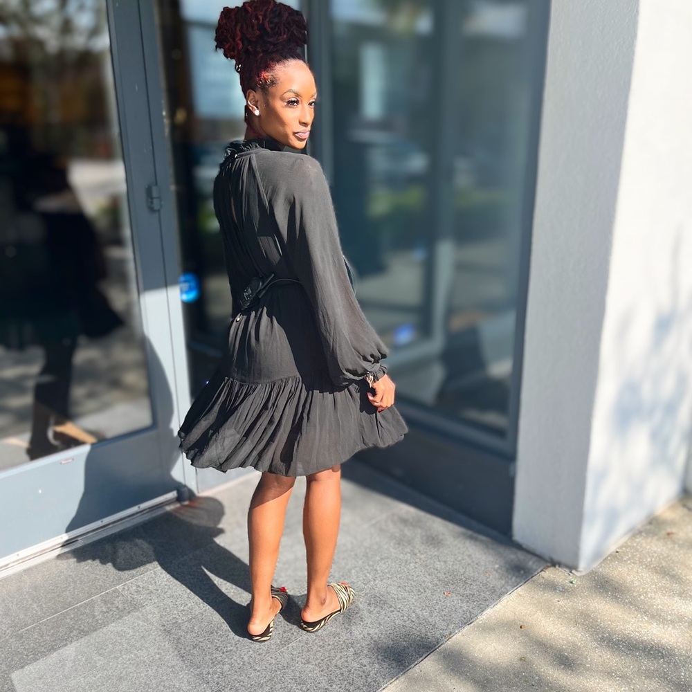 Black Dress! Lightweight with slip underneath
